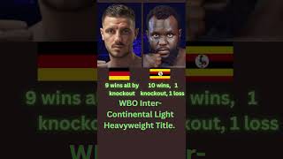 Ardian Krasniqi vs Saul Ivan Male for the WBO InterContinental Light Heavyweight Title boxing [upl. by Llertrac]