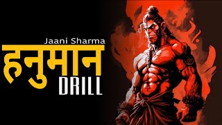 Jaani Sharma  Hanuman Tandav Strotam Drill Powerful Music Video [upl. by Elvina]