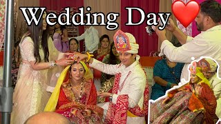 THE WEDDING DAY ❤️ हम चले बारात लेके  Wedding vlog 2  KOMAL RAWAT [upl. by Alehc451]