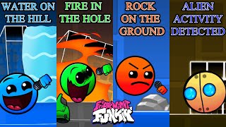 FNF Vs Easy Normal Harder Auto Demon God  Geometry Dash 22 Mod █ Friday Night Funkin █ [upl. by Imis941]