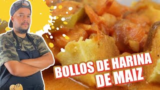 como hacer bollos de harina de maiz  bollos de harina de maíz dominicano [upl. by Irod]