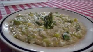 Risotto con asparagi verdi ed è quasi primavera [upl. by Ernestus]