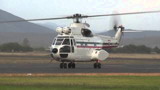 Helicóptero Puma Fuerza Aérea Mexicana Aeropuerto Internacional Del Bajío 3 [upl. by Huntington]