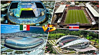 TOP 5 MEJORES ESTADIOS DE MÉXICO VS ESTADIOS DE COSTA RICA [upl. by Etteval]