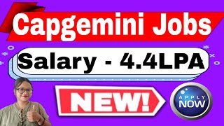 Capgemini New Phase Official Mass Hiring Announced OFF Campus Drive For 2025 2024 2023 2022 Batch [upl. by Alamak918]