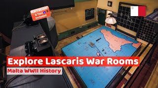 Valletta Malta Secret WWII Bunker Lascaris War Rooms Guide 6 [upl. by Tnomel]