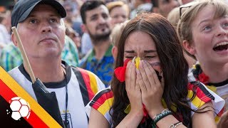 WM 2018 Deutschland raus  Entsetzen bei den Fans [upl. by Rebmetpes]