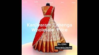 Kanjivaram Silk Zari Weaving Lahenga for SouthIndian Weddings guest outfit ytshorts outfitideas [upl. by Flo]