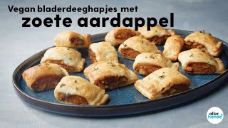 Vegan bladerdeeghapjes met zoete aardappel – recept – Allerhande [upl. by Willner]