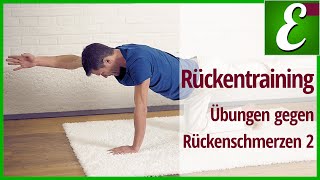 Rückentraining für zuhause ohne Geräte Teil 2 [upl. by Naiviv472]