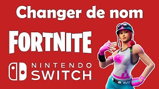 Comment changer son nom sur Fortnite Switch [upl. by Gaskin717]