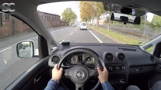 VW Caddy 20 EcoFuel 2015  POV City Drive [upl. by Kilgore558]