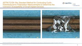 Preview Corrosion Testing for Medical Devices webinar [upl. by Meter750]