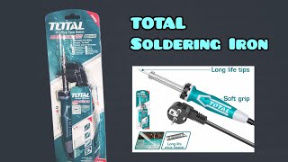 TOTAL Soldering Iron review Bangla  TET1406  TOTAL [upl. by Haeluj]