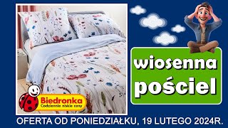 BIEDRONKA  Nowa Oferta od Poniedziałku 19022024  Twoja Sypialnia [upl. by Nylecoj]