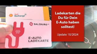 Elektroauto Ladekarten  Update Oktober 2024 [upl. by Mosenthal]