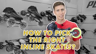 Inline skates or Inline speed skates How to pick the right roller blades for you  SkateProcom [upl. by Halimak]