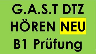 GAST DTZ B1 Hören Prüfung B1 Neu 2024 dtz dtzb1 dtzhören [upl. by Anailil]