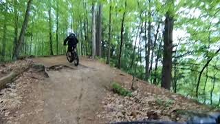 Mountain Biking The Heritage trail Concord NH [upl. by Eilyak508]