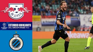 RB Leipzig vs Club Brugge Extended Highlights  UCL Group Stage MD 2  CBS Sports Golazo [upl. by Yeznil654]