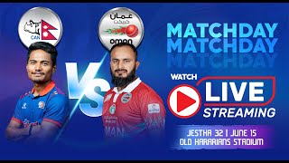 Nepal vs Oman Warmup Match  Watch Live  ICC Worldcup Qualifier 2023 [upl. by Lux]