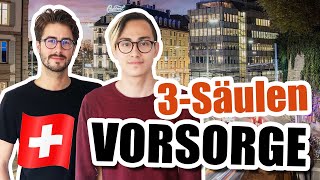 3Säulen Vorsorgesystem der Schweiz erklärt 💰🇨🇭 Sparkojote feat FinanzFabio [upl. by Ahsen843]