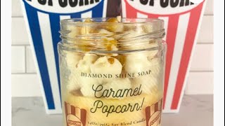 DIY Popcorn Candle Foodcandle Dessertcandle [upl. by Hump]