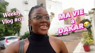 MA VIE D’ÉTUDIANTE À DAKAR Ep 02  premier jour de cours🥲 problèmes d’adultes birthday🎉 [upl. by Sileray]