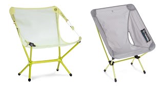 NEMO Moonlite Elite Reclining Backpacking Chair vs Helinox Chair Zero [upl. by Yaner]