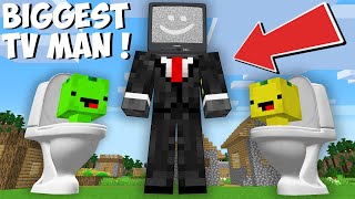 I TURNED into SKIBIDI TOILET VS TV MAN in Minecraft  SUPER SKIBIDI BATTLE [upl. by Ankeny]