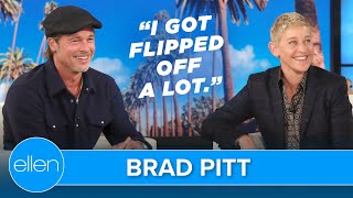 Brad Pitt Goes From Audience Member to Guest in This ‘Ellen’ Interview [upl. by Ailhad186]