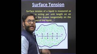 WHAT IS SURFACE TENSION ❓❓ CLASS 11 PHYSICS [upl. by Annemarie]