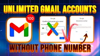 How to create 🔥UNLIMITED Gmail accounts without phone number verification  1k YouTube SUBSCRIBERS [upl. by Oned513]