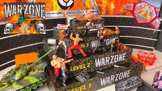 WarZone WWE Action Figure Match Hardcore Championship [upl. by Anihtyc]