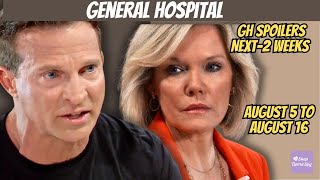 General Hospital 2Week Spoilers Aug 516 Sonnys Meds Tested Heather Chaos amp Kristina Shocker gh [upl. by Adlare]