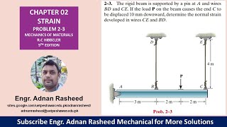 23 Chapter 2  Strain  Mechanics of Materials by RC Hibbeler [upl. by Carmen]