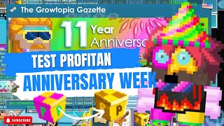 Coba profitan ala Youtubers di Anniversary Week 2024  Growtopia Indonesia [upl. by Fenelia]