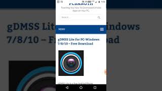 gDMSS Lite for PCWindows 7810 – Free Download [upl. by Maya]