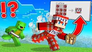 Speedrunner vs Hunter But I Can CRAFT ANY ARMOR in Minecraft  Maizen JJ and Mikey [upl. by Hirst875]