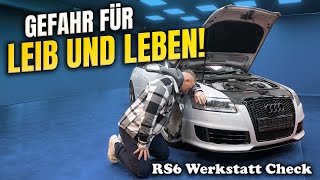 Schnäppchen RS6 V10 entpuppt sich als Fehlkauf Bösen Pfusch beim Werkstattcheck entdeckt Lohnt das [upl. by Johnsten333]