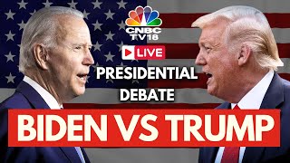 US Presidential Debate 2024 LIVE Biden Vs Trumps First Presidential Debate Live  USA News  N18G [upl. by Ahcsap]