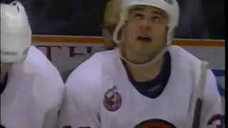 1993 Turgeon  Hunter incident ESPN feed  full sequence [upl. by Nauqaj]