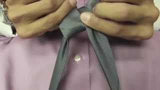 How to tie a Windsor Knot Point of View POV Instructional Video [upl. by Adehsor504]