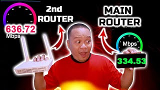 How to add 2nd ROUTER to your PHONE for FASTER Internet [upl. by Handy155]