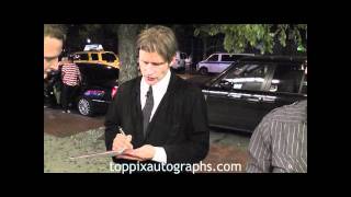 Crispin Glover  Signing Autographs at IFC in NYC [upl. by Yetak]