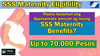 How to check SSS Maternity Benefits Eligibility Online  Paano malaman ang approx maternity claim [upl. by Odnam652]