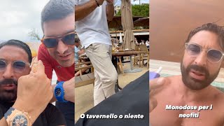 Lorenzo Ruzza prova ad ordinare un Tavernello in spiaggia a Cannes e becca un fan con un Ruzza Watch [upl. by Sirap]