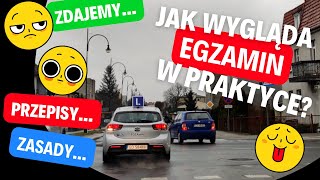 Prawo jazdy  wynik egzaminu państwowego  trasy egzaminacyjne [upl. by Evers]