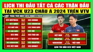 Lịch Thi Đấu Và Trực Tiếp Tất Cả Các Trận Đấu Tại Vòng Chung Kết U23 Châu Á 2024 Trên VTV Ngày 94 [upl. by Aihn]