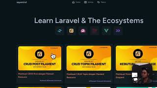 SOURCE CODE PLATFORM BLOG LARAVEL  FILAMENT GRATIS UPDATED [upl. by Petrine]